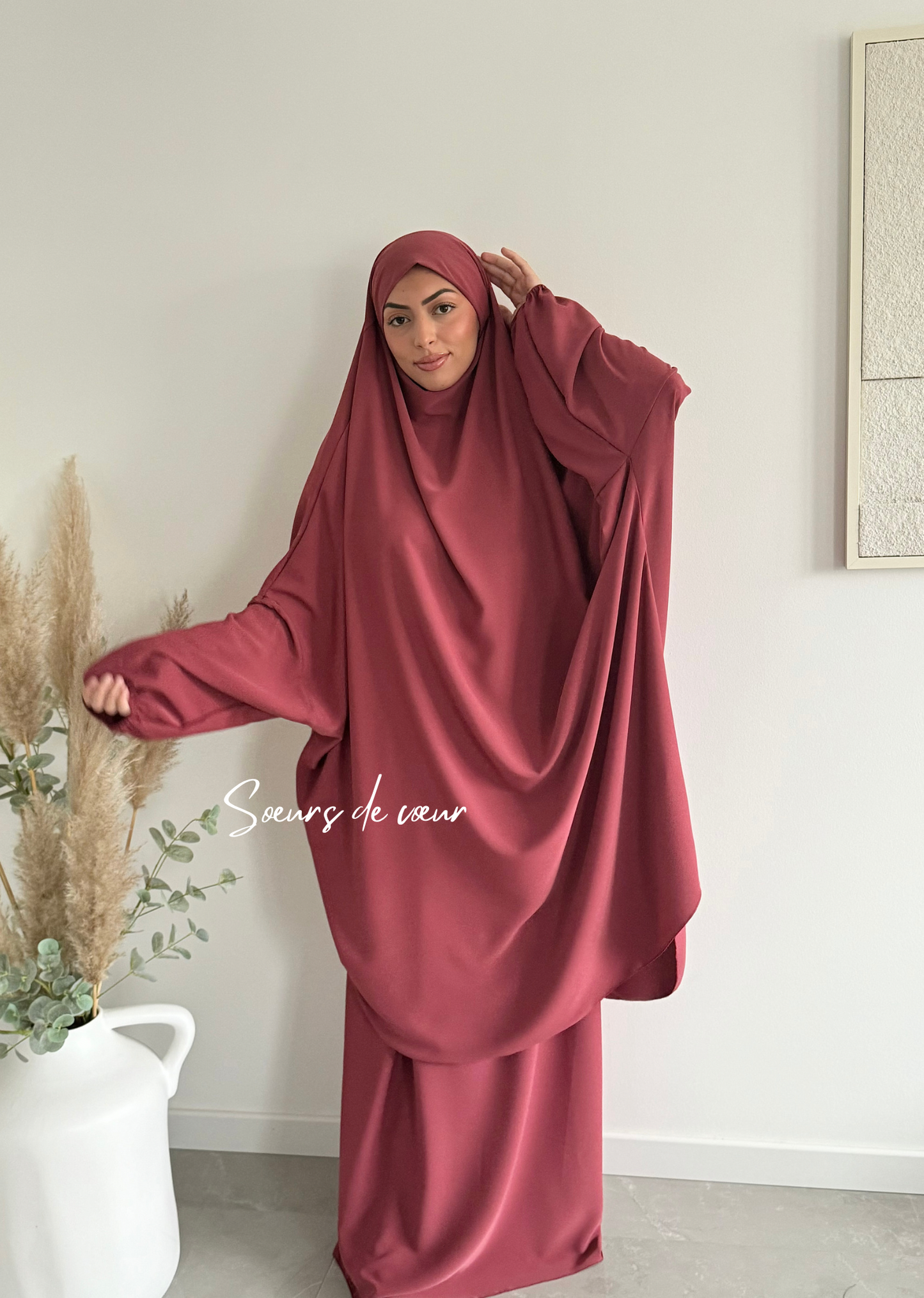 Jilbab YASMINE (Qualité supérieure)